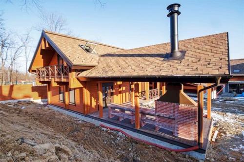 Баня со стеклянной беседкой. Баня совмещенная с беседкой: варианты проектов, материалы, размеры, оформление