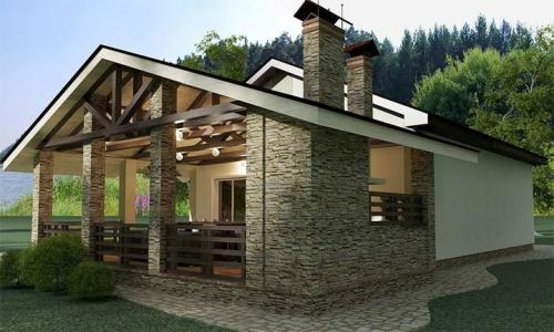 Баня со стеклянной беседкой. Баня совмещенная с беседкой: варианты проектов, материалы, размеры, оформление