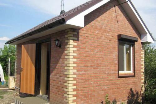 Проект бани с террасой из кирпича. Баня из кирпича: 100 фото проектов и лучших вариантов планировок. Особенности конструкции и все этапы строительства