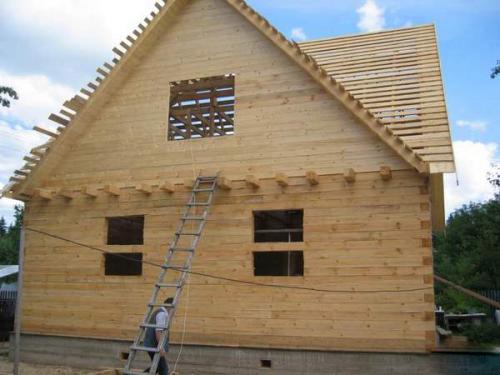 Пособие по строительству сруба из бруса своими руками. Возведение стен из бруса 04