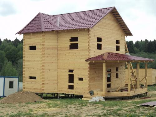 Пособие по строительству сруба из бруса своими руками. Возведение стен из бруса 05