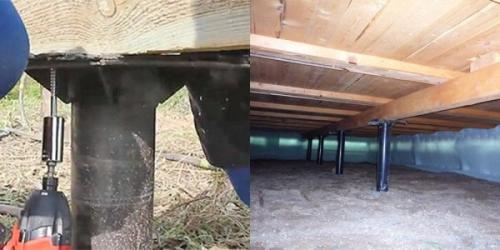 Как правильно крепить брус к свайному фундаменту. Как крепить брус к фундаменту