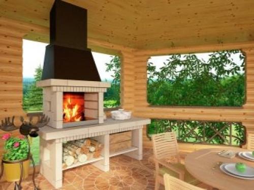 Баня с зоной отдыха. Проект 10