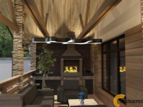 Баня с зоной отдыха. Проект 02