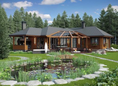 Проект бани с верандой террасой и барбекю из кирпича. Терраса и барбекю: планируем правильно