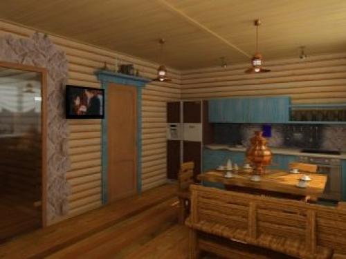 Баня с зоной отдыха. Проект 07