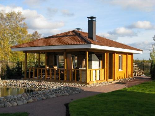 Закрытая веранда к бане. Веранда к бане своими руками: проекты, фото, идеи