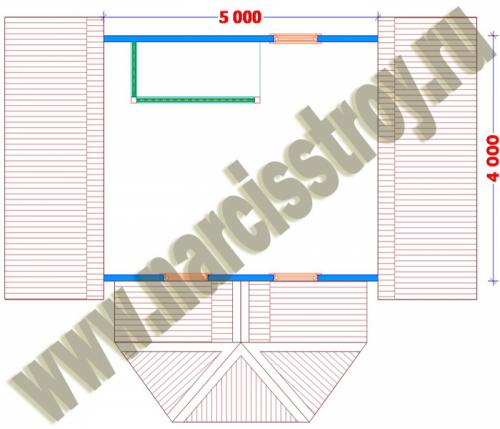 Проект бани 6х6 из бруса с мансардой. Какой может быть планировка бани 6х6 с мансардой 25