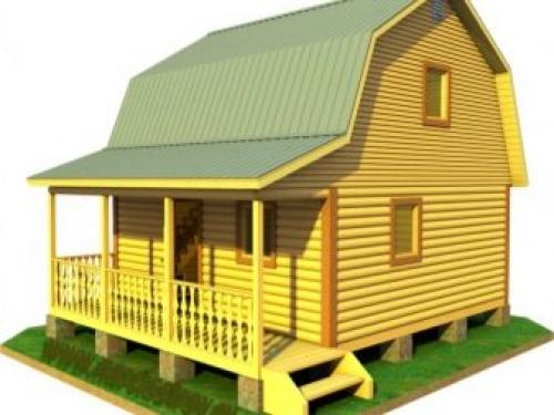 Проект бани 3 на 6 с мансардой. Особенности и преимущества 04 Проект бани 3 на 6 с мансардой. Особенности и преимущества 04