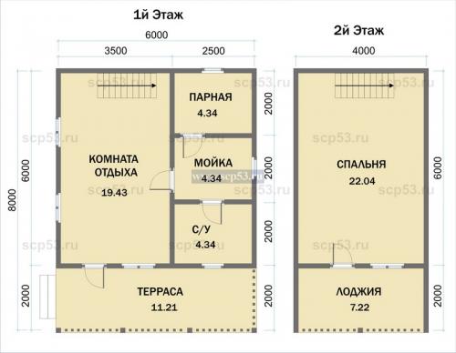 Проект бани 6х6 из бруса с мансардой. Какой может быть планировка бани 6х6 с мансардой 22