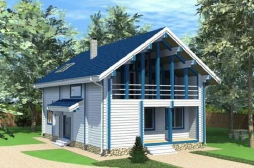 Проект дома с баней и террасой. Дома с баней под одной крышей: одно и двухэтажные проекты