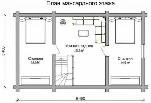 Проект дома с баней и террасой. Дома с баней под одной крышей: одно и двухэтажные проекты
