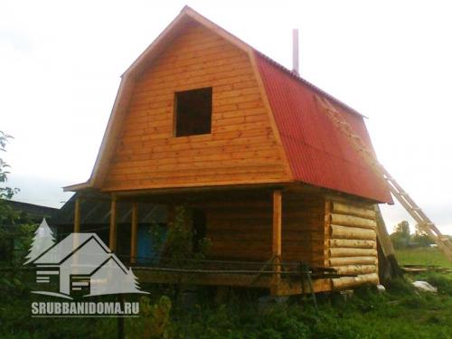 Баня с мансардой и террасой. Выбираем проект 22