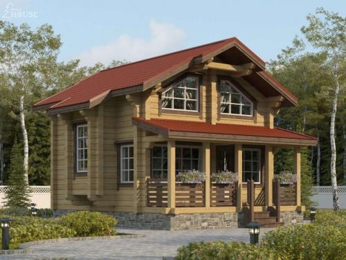 Красивые бани с мансардой. Бани с мансардой для ценителей хорошего отдыха: 230+ (Фото) Проектов (с бруса, с террасой, с верандой)