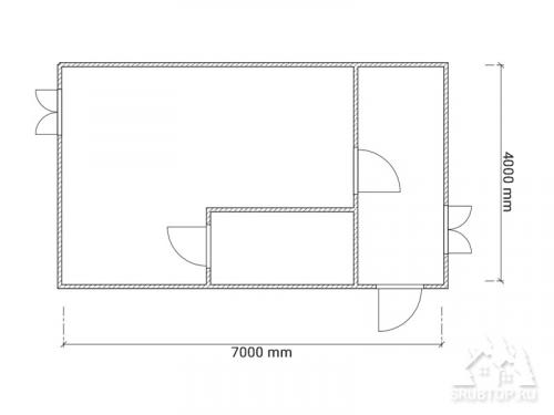 Особенности планировки бани с мансардой. Достоинства и недостатки 11