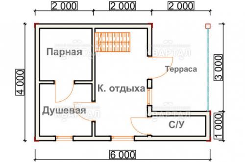 Особенности планировки бани с мансардой. Достоинства и недостатки 22