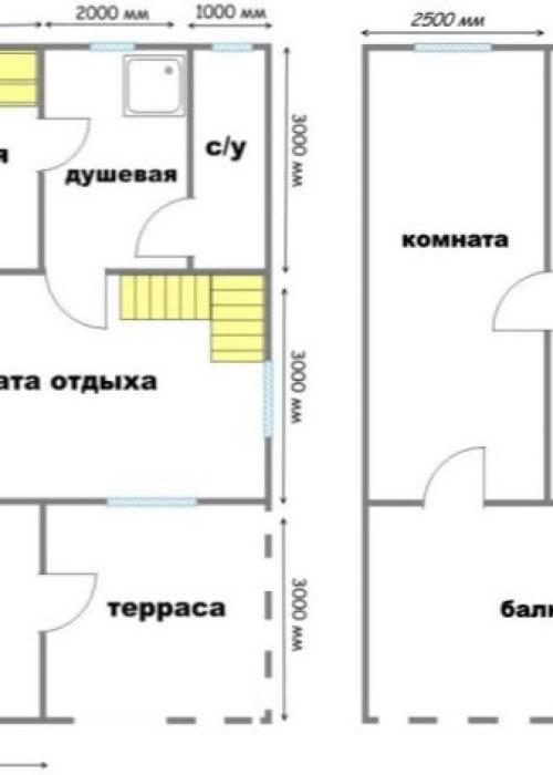 Проект бани 6 4 с мансардой. Особенности