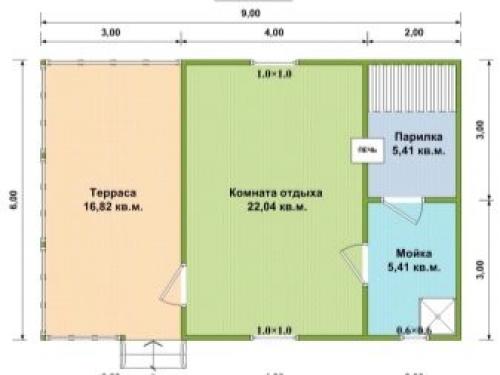 Баня с мансардой размером 6х6. Что лучше 15
