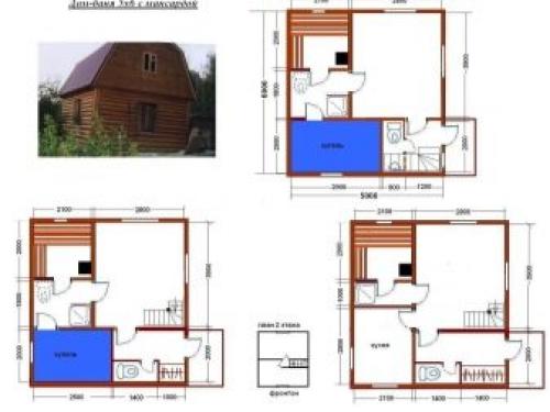 Проект бани с террасой и барбекю. Обзор типов 20