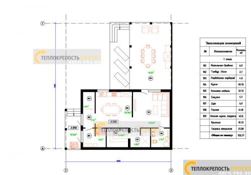 Проект бани с верандой террасой и барбекю из кирпича. Проект угловой бани: с террасой или беседкой, барбекю и бассейном