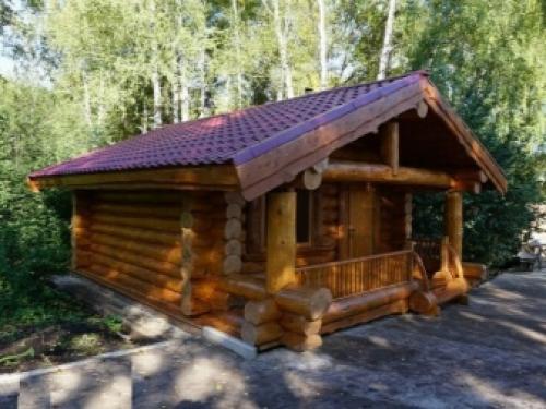 Загородная баня из старого сруба.. Электрика и водоснабжение бани 18