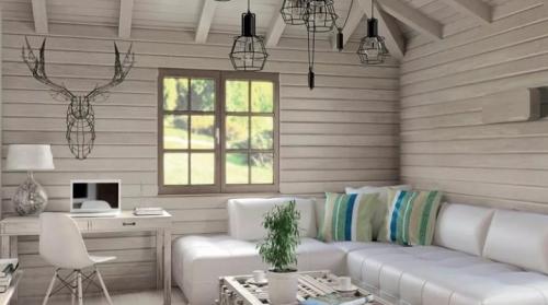 Чем покрасить сруб внутри. Чем и как покрасить брус внутри дома?