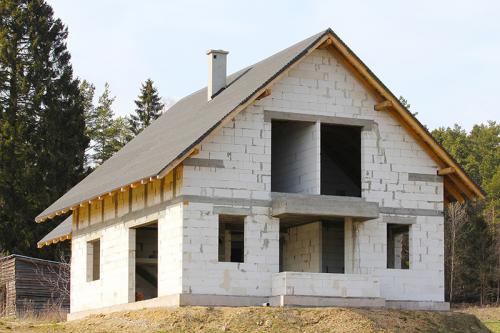 Фундамент под баню из пеноблоков. Столбчатый