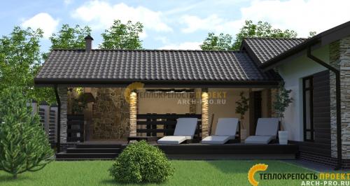 Угловая баня. Проект угловой бани: с террасой или беседкой, барбекю и бассейном