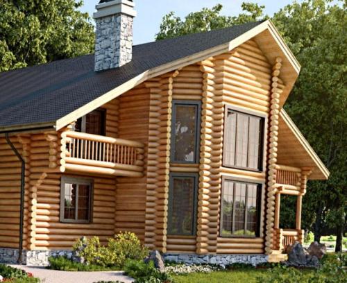 Дом баня из бруса. Разборные бани из профилированного бруса 01