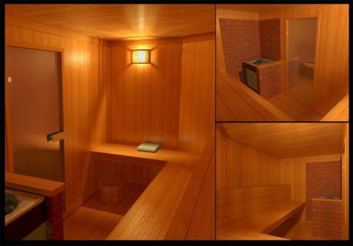 Баня 3 на 3 с выносом. 3 на 4