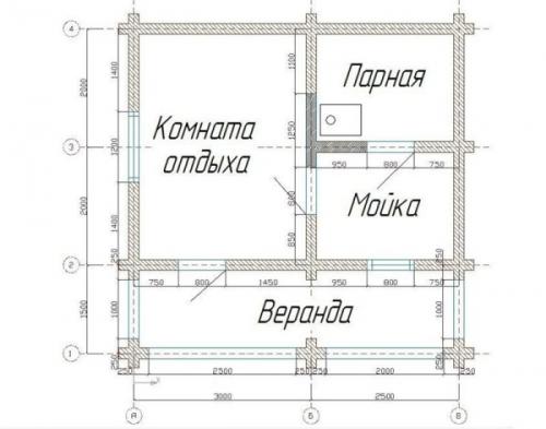 Баня 6 на 6 из бревна. Баня из бревна 6х6 на загородном участке