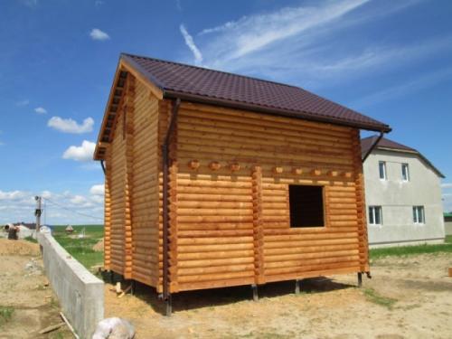 Баня 4 на 5 своими руками. Монтажные работы