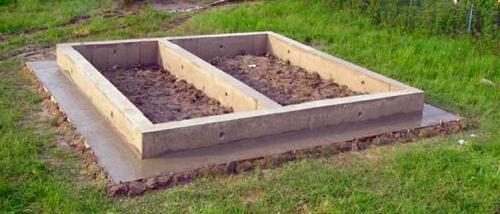 Ширина фундамента для бани из бруса. Выбор фундамента для бани.