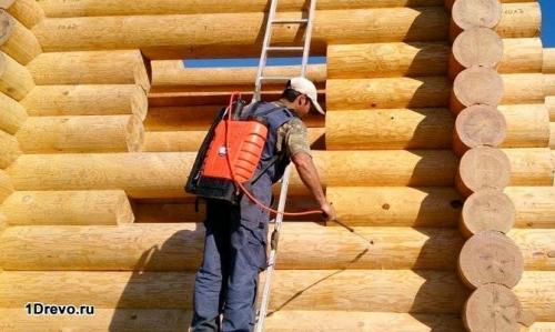 Чем обработать деревянный сруб снаружи. Выбор защитных средств для древесины