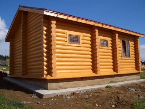 Сруб бани из бревна. Проекты бань из бревна: фото самых красивых примеров построек с мансардой и террасой, 4х6 и 6х6 метров из оцилиндрованного бруса