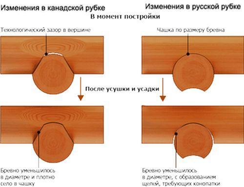 Виды срубов из бревна: что практичней и экономичней?