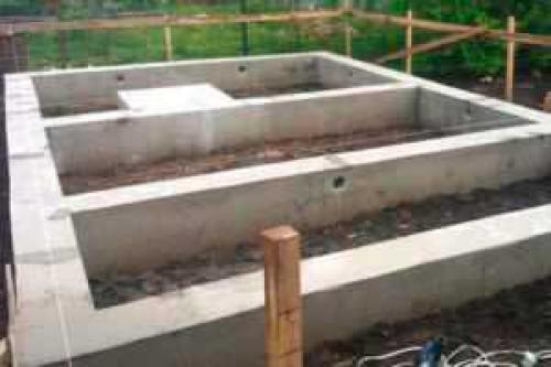 Ширина фундамента для бани из бруса. Глубина ленточного фундамента под баню.