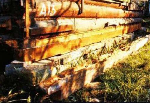 Как обновить старую баню. Ремонт фундамента с заменой нижних венцов сруба