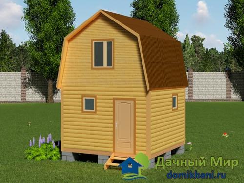 Проекты бань 4 н.  Особенности проектов 4х4 м 03