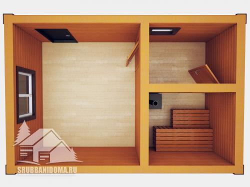 Купить сруб бани 6 н.  Сруб бани 3х6 06 Купить сруб бани 6 н.  Сруб бани 3х6 06