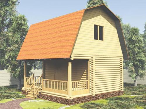 Баня под усадку 6 н.  БАЗОВАЯ КОМПЛЕКТАЦИЯ БАНЬ «ПОД УСАДКУ» 10