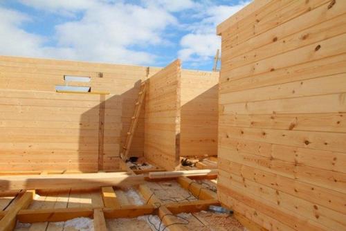 Сколько бруса надо на дом 8 н.  Расчет материала