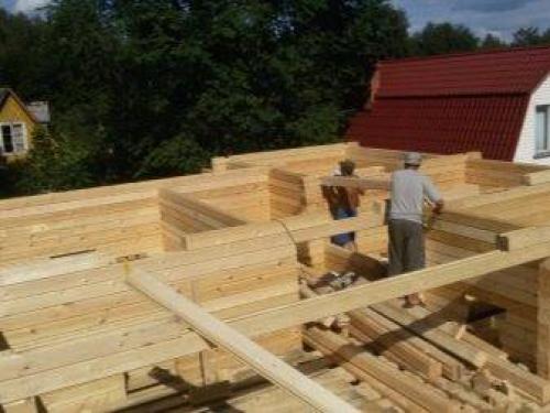 Какое количество кубов бруса нужно на дом 7 н.  Проекты