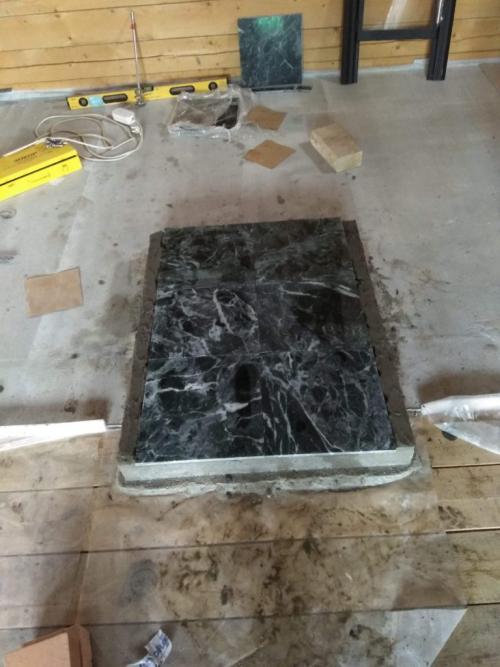 Подиум под печь в бане. Как сделать подиум и обложить печь для бани кирпичом своими рукам