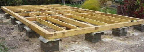 Фундамент под баню 4 н.  Фундамент