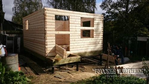 Проект бани 4 на 5 с мансардой. Баня 4х5 с мансардой по эскизу заказчика